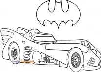 batman car coloring pages to print free for kids