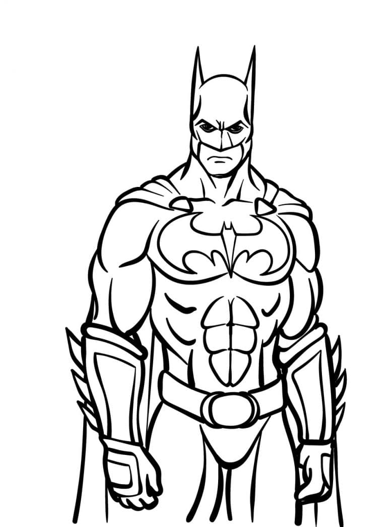 Batman coloring pages to pint - Free Kids Coloring Page