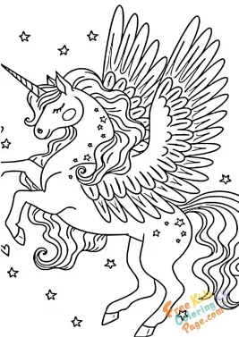 unicorn colouring pictures printable