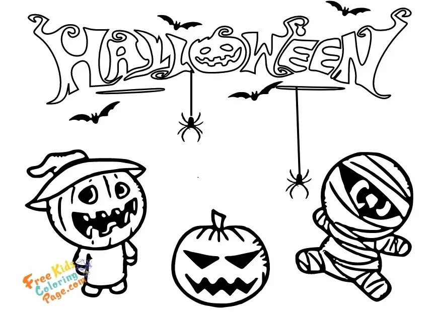 halloween mummy coloring pages to print out for kids