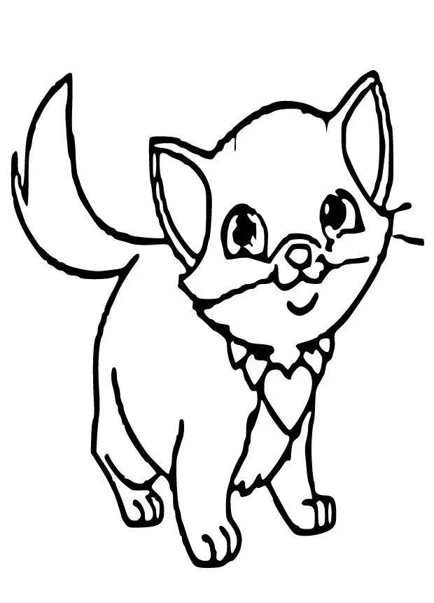 calico cat coloring pages