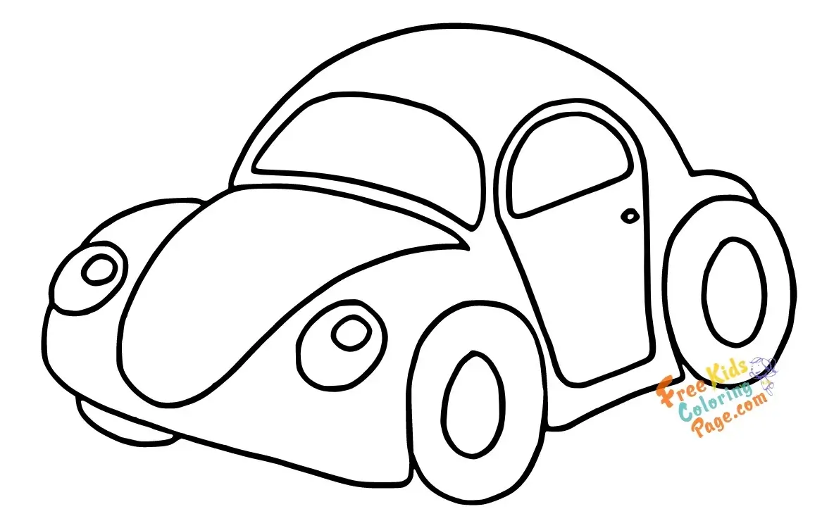 car coloring sheets for toddlers to print out. easy cool car coloring pages for kids.