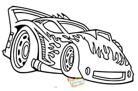 coloring pages hot wheels cars
