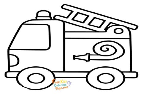 fire truck coloring pages to print out for kids