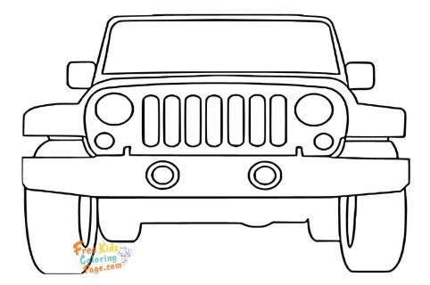 jeep coloring pictures to color print for kids