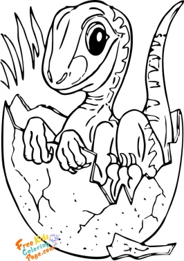 dinosaur velociraptor coloring pages. pictures of dinosaurs to color