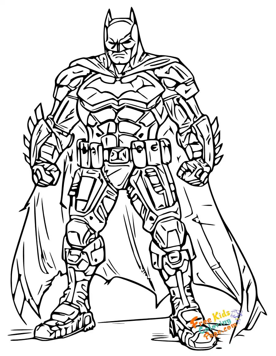 colouring pages batman to print out for kids